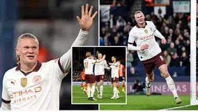 Και ποιος να τον σταματήσει; Ο Χάαλαντ σκόραρε πέντε γκολ κι έσπασε όλα τα ρεκόρ με τη Μάντσεστερ Σίτι (vid)