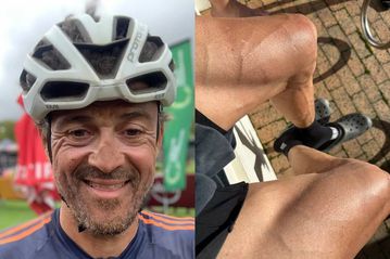 Λουίς Ενρίκε: «Έτσι δείχνουν τα πόδια σου μετά από οκτώ ημέρες ποδηλασίας βουνού και 658 χιλιόμετρα»