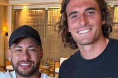 Ο Τσιτσιπάς συναντήθηκε με τον Νεϊμάρ (pics)