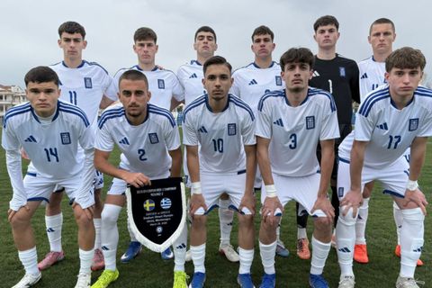 Σπουδαία νίκη για την Εθνική Παίδων επί της Σουηδίας στις καθυστερήσεις