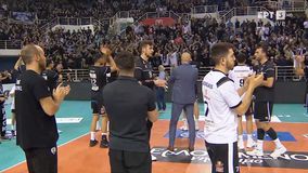 Χειροκροτήθηκαν από τον κόσμο οι παίκτες του ΠΑΟΚ, παρά την απώλεια του πρωταθλήματος (vid)