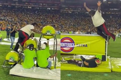 Το Μεξικό στα βήματα του Super Bowl: Οπαδός γίνεται viral σε σόου ημιχρόνου της Τίγκρες με την ξεκαρδιστική του προσπάθεια (vid)