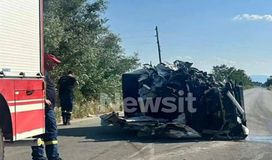 Τραγωδία στη Θεσσαλονίκη: Αυτοκίνητο οικογένειας συγκρούστηκε με φορτηγό – Νεκρός ο πατέρας και ο 13χρονος γιος