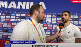 Μωραΐτης στο Sportal: «Για τον Ντίνο και όλα τα παιδιά που ήταν μαζί - Ανυπομονούμε για τον τελικό με τη Νέα Ζηλανδία»