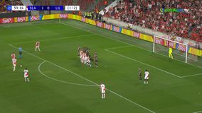 Τρομερή εκτέλεση φάουλ του Ζαφείρη κατέληξε στο οριζόντιο δοκάρι! (vid)