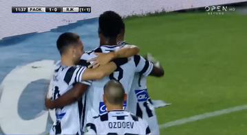 ΠΑΟΚ - Ριέκα | Ο Μεϊτέ κάνει το 1-0 για τον ΠΑΟΚ κόντρα στην Ριέκα