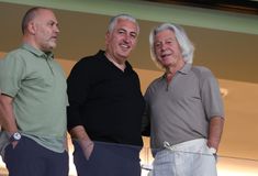 O Mιχάλης Μπούσης στην OPAP Arena για το ματς της ΑΕΚ με την Άντερλεχτ