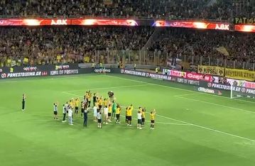 Ο Μάρκο Νίκολιτς αποθεώθηκε από τους φίλους της ΑΕΚ