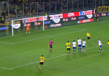 Με τον Άμραμπατ από το σημείο του πέναλτι η ΑΕΚ έκανε το 1-0 κόντρα στον Ατρόμητο