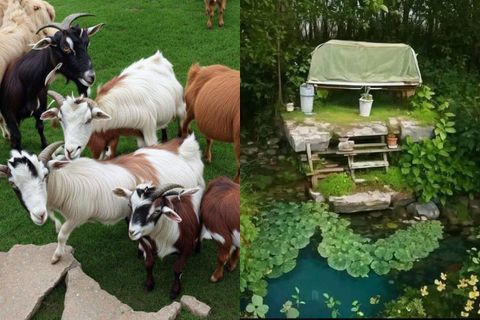 Δείτε προσεκτικά: Η viral φωτογραφία με... κατσίκες και μια λίμνη που απεικονίζει Μέσι και Κριστιάνο!