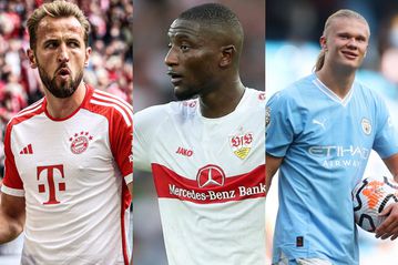 Χάαλαντ και Κέιν... βλέπουν την πλάτη του Γκιρασί που σκοράρει ακατάπαυστα!