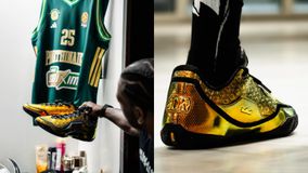 Ο Ναν τίμησε τον ΛεΜπρόν Τζέιμς, φορώντας τα χρυσά του παπούτσια