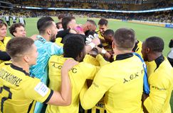 Η αποθέωση των παικτών της ΑΕΚ στον Μάνταλο για τις 400 συμμετοχές (gallery)