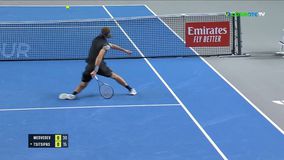 Δύο διαδοχικά, απίθανα βολέ του Στέφανου κόντρα στον Μεντβέντεφ