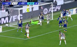 Το νικητήριο γκολ της Γιουβέντους κόντρα στη Βερόνα στο 96'!