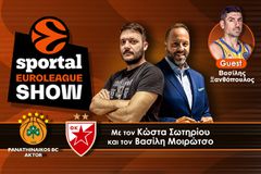 Sportal Euroleague Show: Ο Τζέριαν ήταν... Grand για την 4η σερί νίκη του Παναθηναϊκού, 82-65 τον Ερυθρό Αστέρα