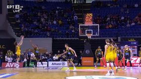 To buzzer-beater τρίποντο του Χέιλ που... κλείδωσε τη νίκη της ΑΕΚ Betsson