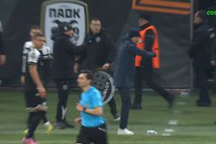 Η στιγμή που ο Λουτσέσκου ξέσπασε, πέταξε μπουκάλι και αποβλήθηκε στο Λυών - ΠΑΟΚ