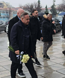 Επίσκεψη Αγγελούδη στην Τούμπα για τα θύματα του δυστυχήματος στη Ρουμανία (vid & gallery)