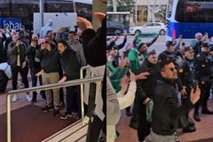 «Ντόπες» από τους φίλους του Παναθηναϊκού στο ξενοδοχείο στη Μαδρίτη (vid)