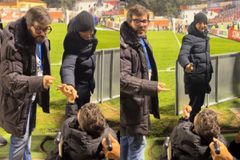 Ο Λουτσέσκου υποσχέθηκε να δώσει στον μικρό Γιαννάκη τον σκούφο του στο τέλος της σεζόν (vid)