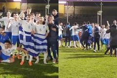 Η εθνική Νέων έστησε πάρτι στον αγωνιστικό χώρο μετά τη σπουδαία πρόκριση στο Euro 2023 (vids)