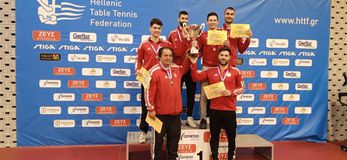 Ο Ολυμπιακός κατέκτησε αήττητος τα πρωταθλήματα πινγκ πονγκ ανδρών και γυναικών