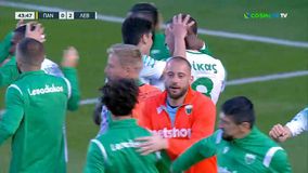 Ο Νίκας με υπέροχη κεφαλιά πέτυχε το 0-2 για τον Λεβαδειακό στο Αγρίνιο