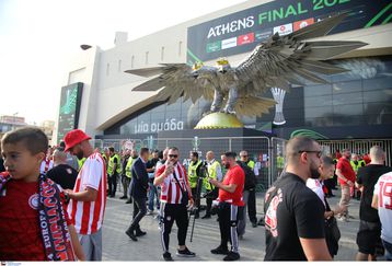 Πήραν θέση στην OPAP Arena οι οπαδοί του Ολυμπιακού (vid+gallery)