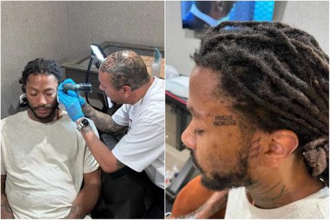Ο Ντέρικ Ρόουζ το... τόλμησε: Έκανε δύο τατουάζ στο πρόσωπό του!