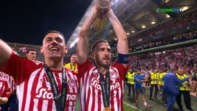 Ο γύρος του θριάμβου: Ο Ολυμπιακός είναι Κυπελλούχος Ευρώπης (vid)