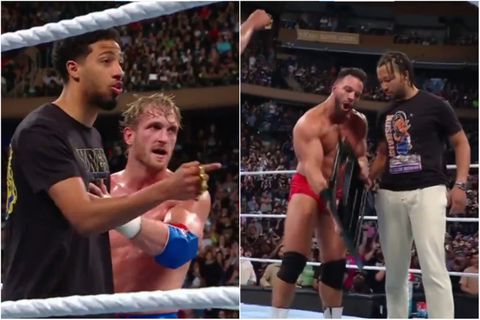 Χαλιμπάρτον Vs. Μπράνσον: Από αντίπαλοι στα παρκέ του ΝΒΑ, παίζουν... ξύλο στο ρινγκ του WWE! (vids)