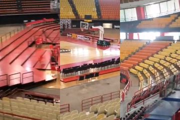 Το ΣΕΦ αλλάζει: Πρώτες εικόνες από τις αλλαγές στο γήπεδο του Ολυμπιακού (vid)