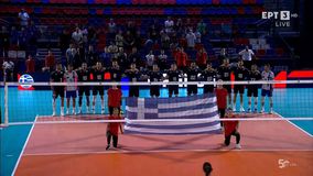 Η ανάκρουση του Ελληνικού Εθνικού Ύμνου