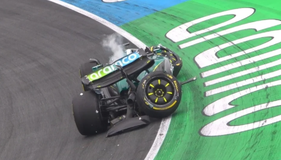 Σφοδρή σύγκρουση του Στρολ, κόκκινη σημαία στο FP2 του Ζάντβορτ (vid)