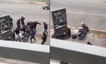 Σοκαριστικό βίντεο: Πάνω από 20 οπαδοί ξυλοκόπησαν έναν(!) και τον άφησαν αναίσθητο στον δρόμο