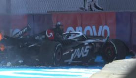 Κόκκινη σημαία στο γκραν πρι του Μεξικό - Ο Μάγκνουσεν είχε έξοδο στις μπαριέρες (vid)