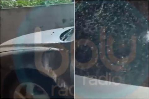 Το θρυμματισμένο τζάμι από τις σφαίρες στο αυτοκίνητο των απαγωγών των γονιών του Λούις Ντίας  (vids)
