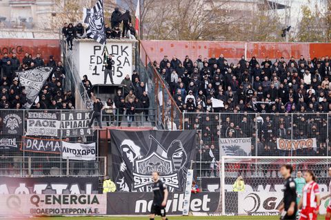 Με τον κόσμο του στις Σέρρες ο ΠΑΟΚ