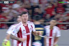 Με δεύτερο προσωπικό του γκολ ο Μπιανκόν έκανε το 4-0 για τον Ολυμπιακό