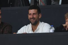 Στο ΣΕΦ ο Τζόκοβιτς, τραγούδησε συνθήματα του Ολυμπιακού (pics & vid)