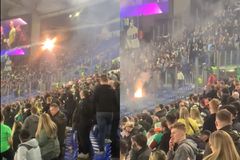 Επεισόδια στις κερκίδες του Olimpico: Οι οπαδοί της Λάτσιο επιτέθηκαν στους φιλάθλους της Σέλτικ