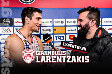 O Γιαννούλης Λαρεντζάκης στο Sportal: «Δύσκολο το ματς στο Μονακό - Δεν έχω ξεκινήσει το... ψηστήρι στον Γιάννη» (vid)