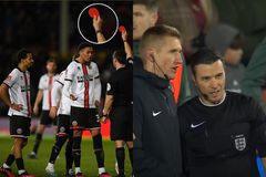 Mετά τη λευκή κάρτα, βγήκε στρογγυλή κόκκινη κάρτα και υπήρχε λόγος (vid)