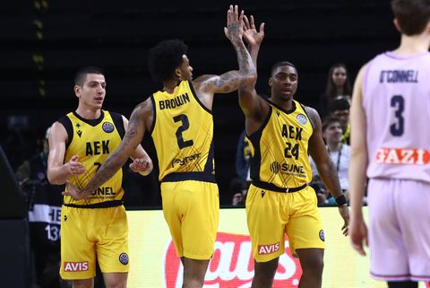 Αλλαγή στο ρόστερ της ΑΕΚ για τη Stoiximan GBL - Ο παίκτης που αντικατέστησε ο Μπράουν