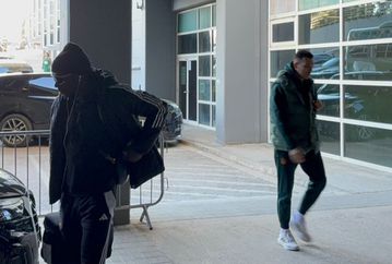 Η άφιξη του Παναθηναϊκού στο T-Center για το ντέρμπι με τον Ολυμπιακό - Το βίντεο του Sportal