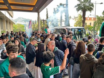 Ατμόσφαιρα Λεωφόρου στο ξενοδοχείο του Παναθηναϊκού (vid+gallery)