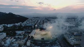 ΠΑΟ - ΑΕΚ: Η κατάμεστη Λεωφόρος από ψηλά