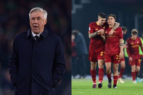 Αντσελότι: «Ας ελπίσουμε να κερδίσει η Ρόμα το Europa League»
