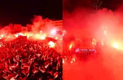 Ο «σεισμός» στον Πειραιά τη στιγμή του γκολ του Ελ Κααμπί (vid)